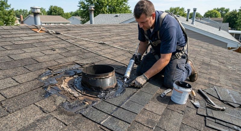 Asphalt Roof Leak Repair in El Paso County, CO