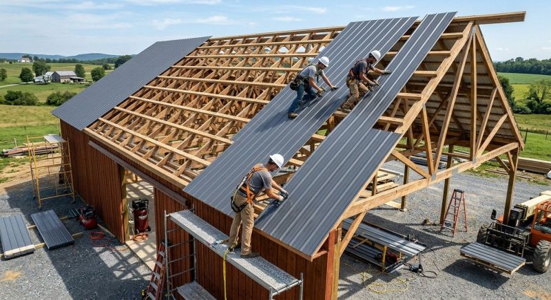 Barn Roof Construction in El Paso County, CO