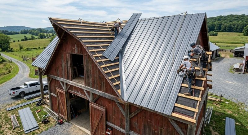 Barn Roof Construction in El Paso County, CO
