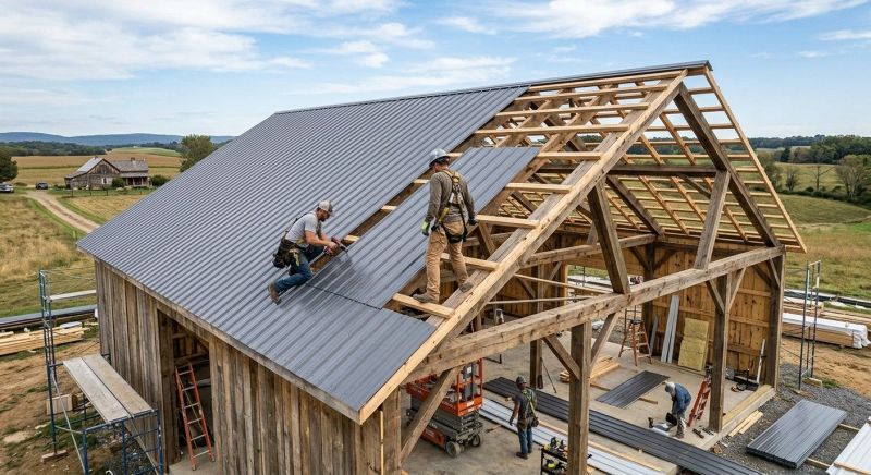 Barn Roof Construction in El Paso County, CO