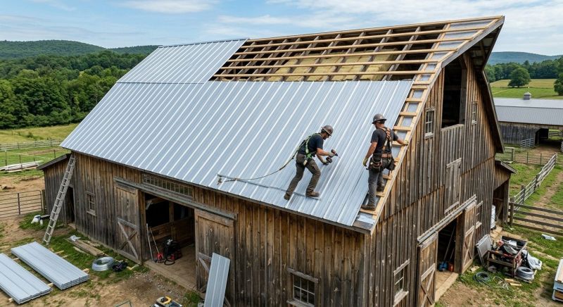 Barn Roof Installation in El Paso County, CO