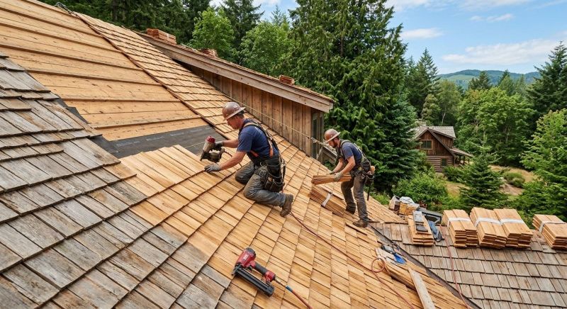 Cedar Roof Installation in Palmer Lake, CO