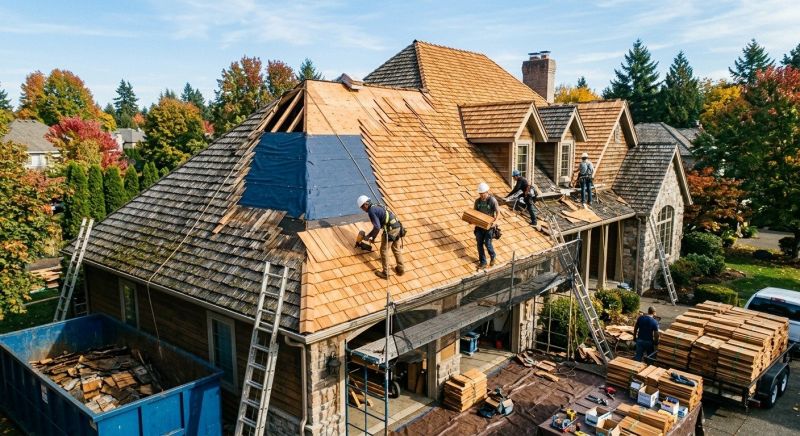 Cedar Shingles Replacement in Colorado Springs, CO