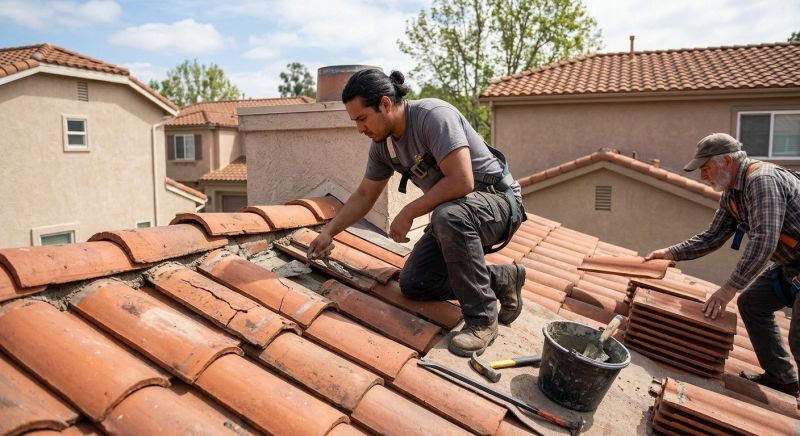 Clay Roof Leak Repair in El Paso County, CO