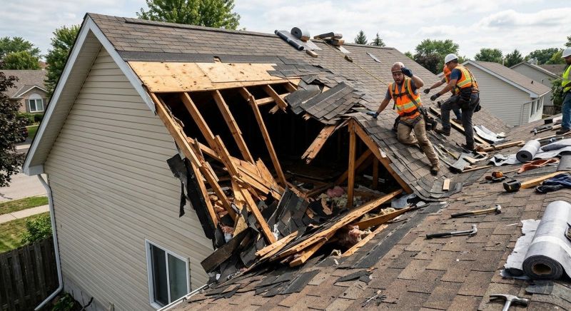 Collapsing Roof Repair in El Paso County, CO
