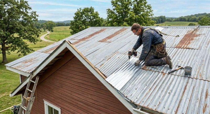Corrugated Roof Repair in El Paso County, CO