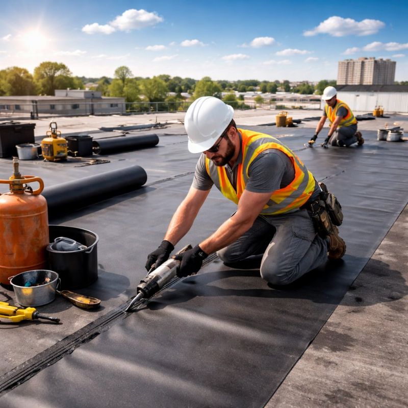 Epdm Roof Installation in Teller County, CO