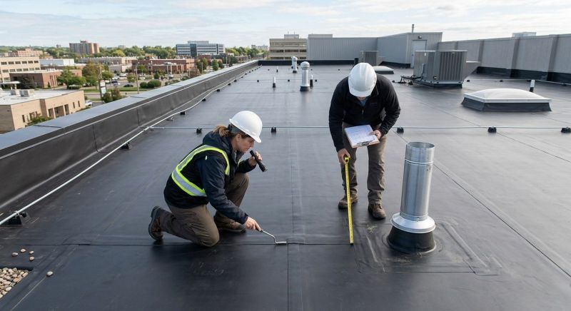 Flat Roof Inspection in El Paso County, CO