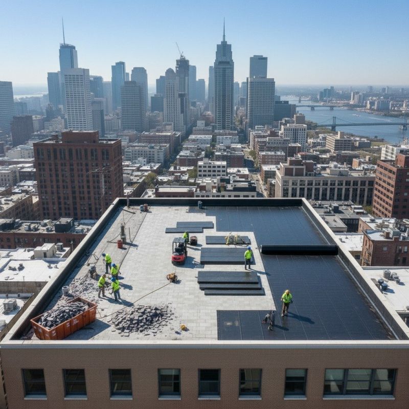 Flat Roof Replacement in Larkspur, CO