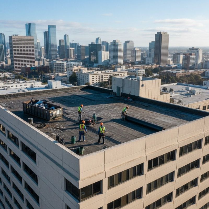 Flat Roof Replacement in Peyton, CO