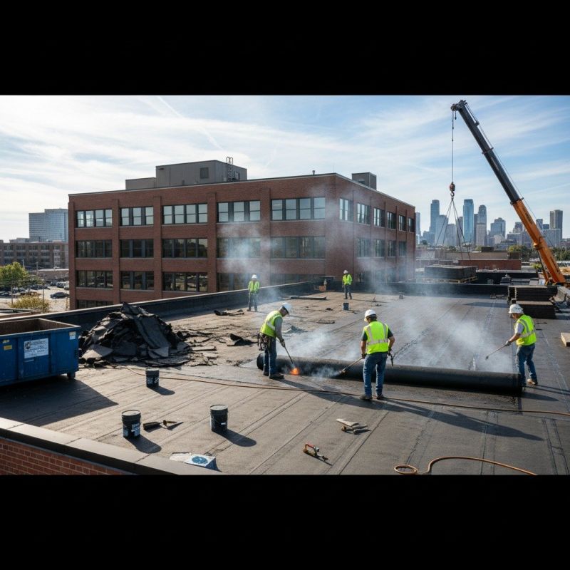 Flat Roof Replacement in Peyton, CO