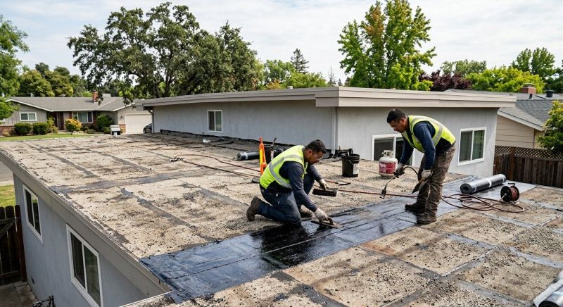Flat Roof Tar Repair in El Paso County, CO