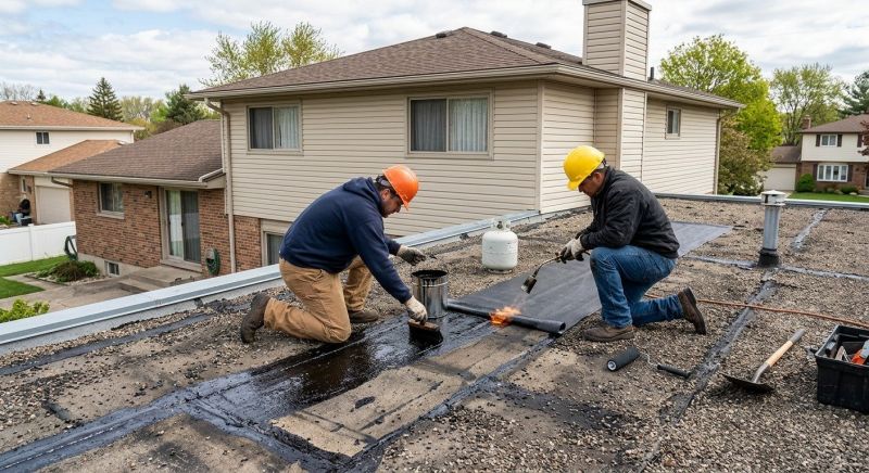 Flat Roof Tar Repair in El Paso County, CO