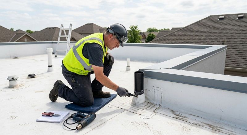 Pvc Roof Inspection in El Paso County, CO