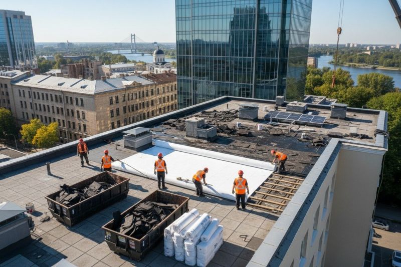 Single Ply Roof Replacement in Cripple Creek, CO