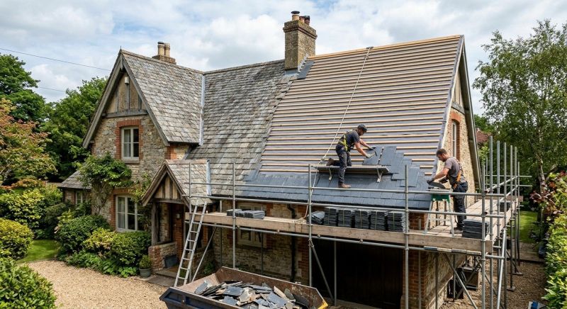 Slate Roof Replacement in Palmer Lake, CO