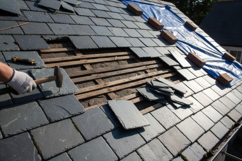 Slate Shingles Repair in El Paso County, CO