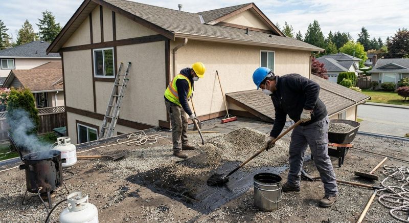 Tar And Gravel Roof Repair in El Paso County, CO
