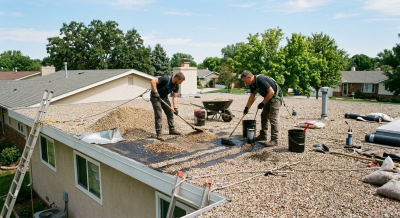 Tar And Gravel Roof Repair in Teller County, CO