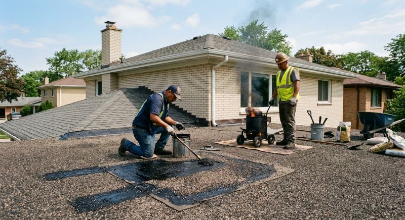 Tar And Gravel Roof Repair in Woodland Park, CO