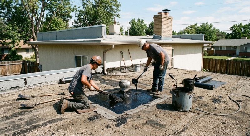 Tar Roof Repair in Larkspur, CO