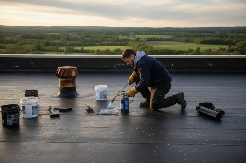 Tar Roof Repair in Peyton, CO