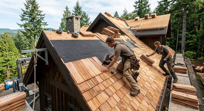 Wood Roofing Installation in Elbert, CO