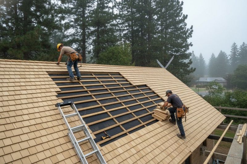 Wood Shake Roof Repair in Cripple Creek, CO